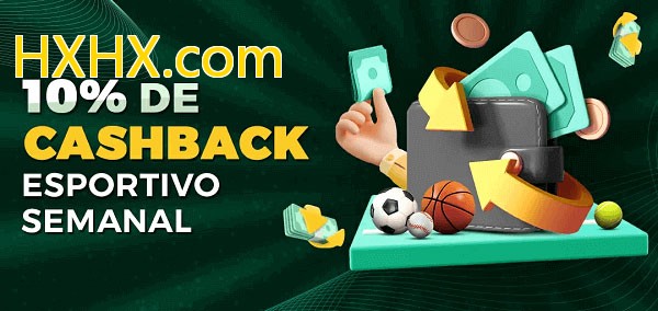 10% de bônus de cashback na HXHX.com